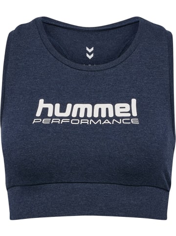 Hummel Sport-BH "Pulse Logo Light Support Bra" in Blau