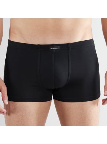 Tom Tailor Baumwolle, Feinripp Pants 3er-Pack in schwarz