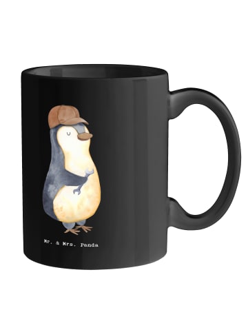 Mr. & Mrs. Panda Tasse Elektriker Witz mit Spruch in Schwarz