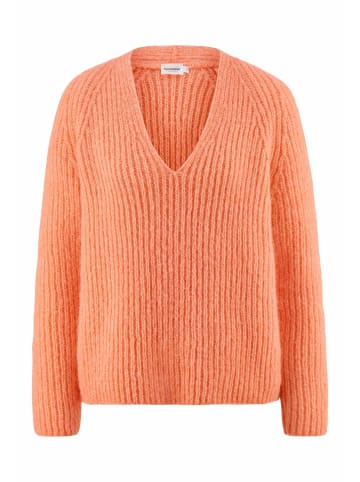 Hessnatur Hessnatur Strick Pullover Relaxed aus Alpaka mit Bio-Baumwolle in nektarine