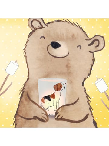 Mr. & Mrs. Panda Windlicht Glas Foxhound Moment ohne Spruch in Transparent