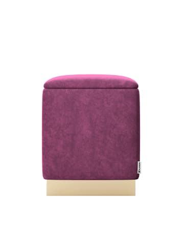 Playboy Pouf "BETTY"  in Purple - (B)37 x (H)44 x (T)37 cm