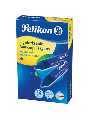 Pelikan Signierkreide 762/12 blau 12 Stifte