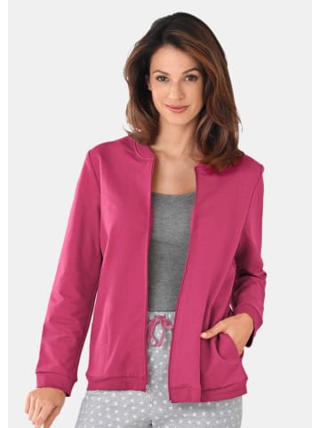 GOLDNER Blouson Langarm Baumwolljäckchen in bordeaux