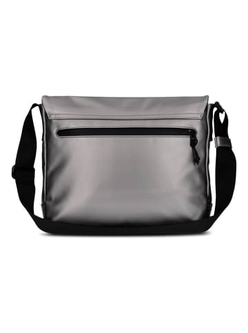 Zwei Cargo Umhängetasche 34 cm in metallic stone