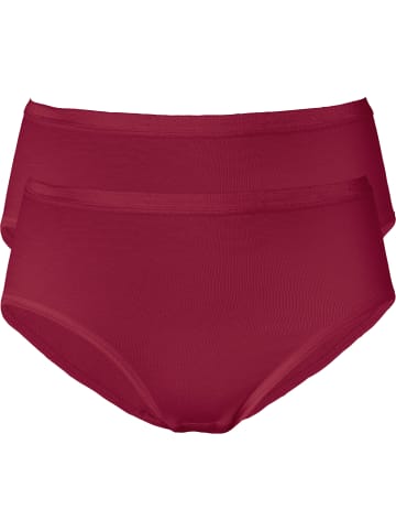 Erwin Müller Feinripp Slip 2er-Pack in rubin
