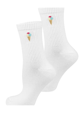 Nur Die  Basicsocken Good Vibes in Eis