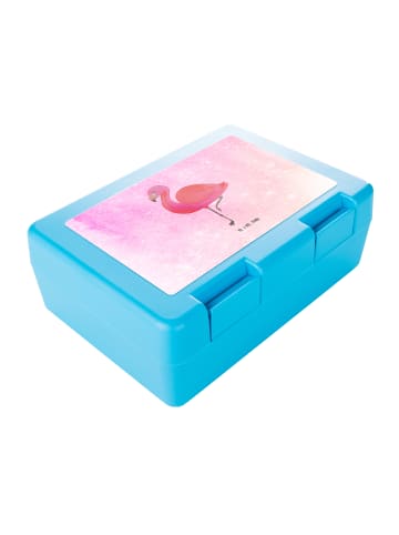 Mr. & Mrs. Panda Brotdose Flamingo Classic ohne Spruch in Aquarell Pink