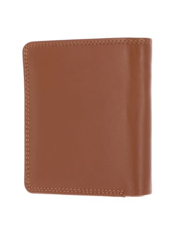 Golden Head Polo Geldbörse RFID Schutz Leder 10 cm in cognac
