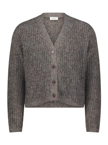 CARTOON Cardigan mit V-Ausschnitt in Brown/Copper