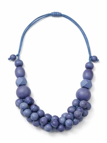 collezione alessandro Kurze Kette " Bea " in blau