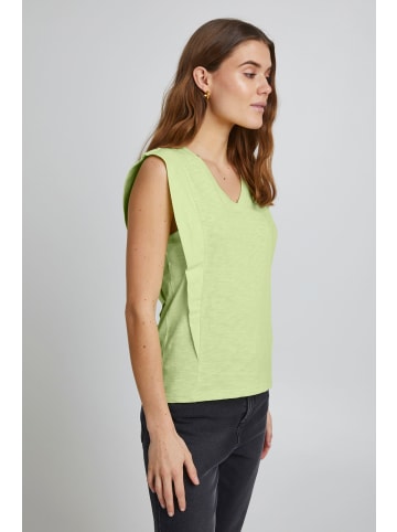 b.young Shirttop BYTELLA V NECK TSHIRT -20811283  Shirttop mit V-Ausschnitt in Grün