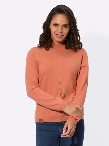 WITT WEIDEN Stehkragen-Pullover in papaya