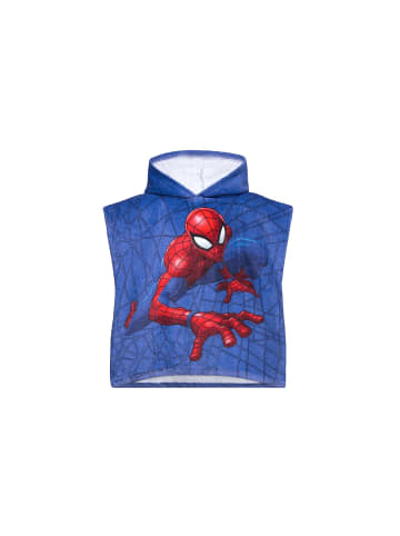 Marvel Badeponcho Spiderman in blau