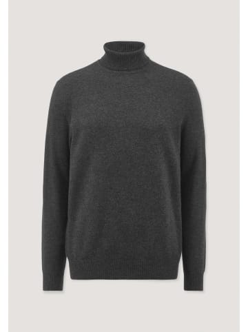 Hessnatur Strick Rollkragen Pullover in anthrazit