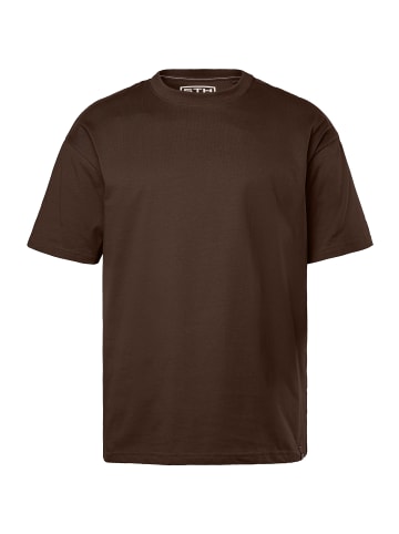 STHUGE Kurzarm T-Shirt in grau