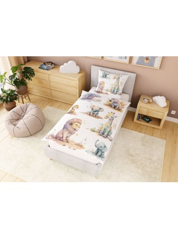 Cats Collection Baumwoll Bettwäsche Renforce  Kinderbettwäsche Glow in Tierkinder