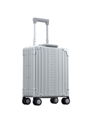 Aleon Business 4-Rollen Businesstrolley 42 cm Laptopfach (silver) in silver
