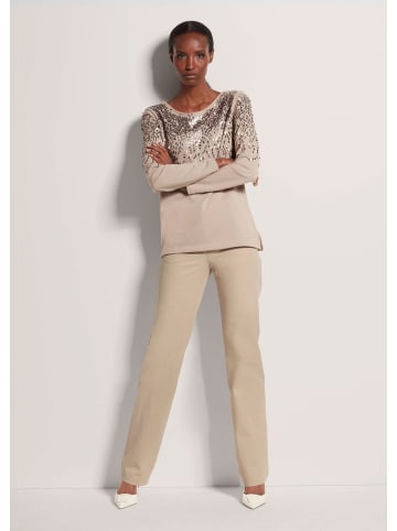 MADELEINE Glitzeroberteil mit funkelnden Details in berber / goldfarben
