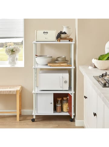 SoBuy Küchenwagen in Weiß - (B)60 x (H)115 x (T)40cm