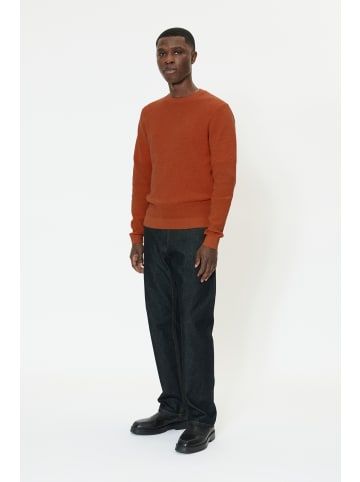 Matinique Strickpullover MAlagoon Gerade Passform in Gold Flame