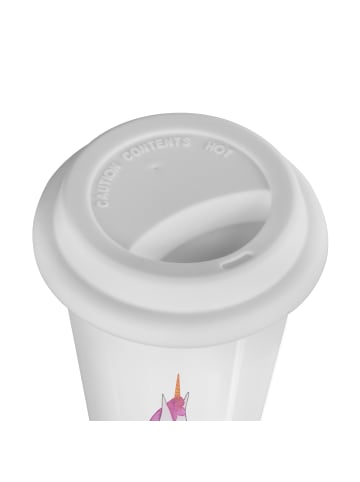 Mr. & Mrs. Panda Coffee To Go Becher Einhorn Vegan mit Spruch in Weiß