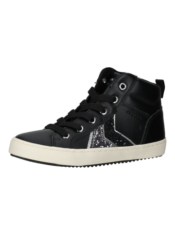 Geox Sneaker in Schwarz/Silber