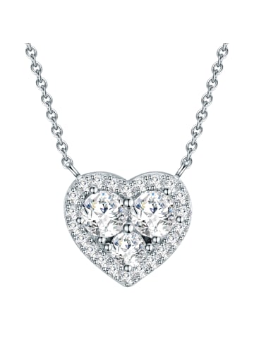 Trilani Halskette Sterling Silber Zirkonia in silber