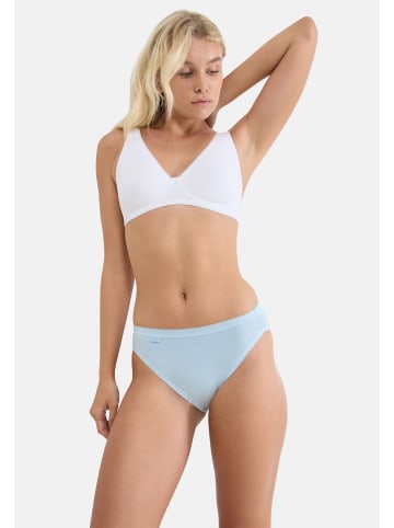 Sloggi Tai Slip Basic+ in Sea blue light / red yellow