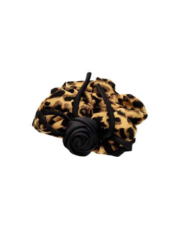 faina Women Hair Tie in Camel Leo