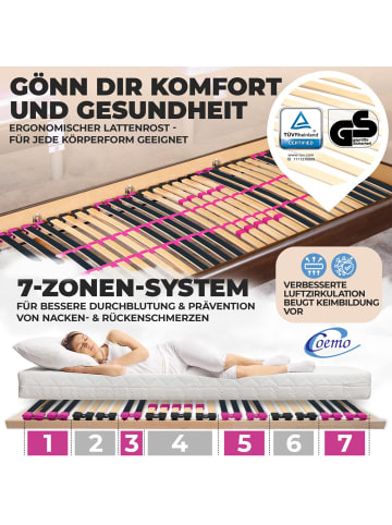 Coemo Lattenrost PINK DREAM in Natur