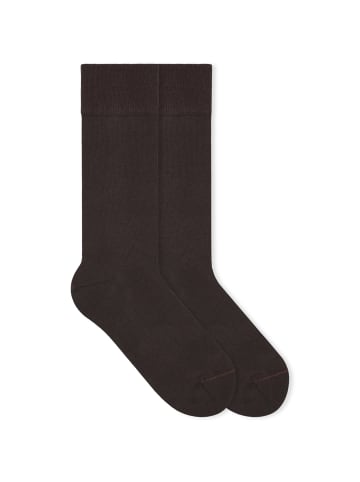 von Jungfeld Classic Socken Herbstfarben in Chestnut Brown