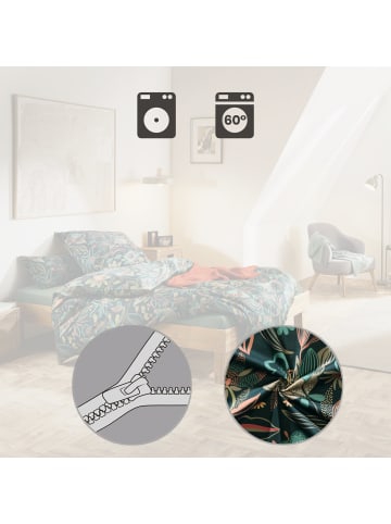 REDBEST Satin Bettwäsche in oliv