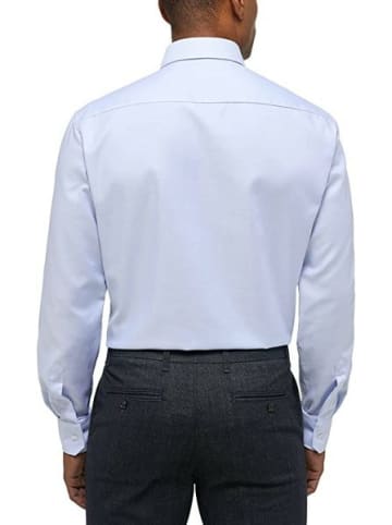 Eterna Langarm FreizeitHemd für Herren in mittel_blau