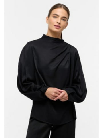 Eterna Langarmbluse für Damen in schwarz in schwarz
