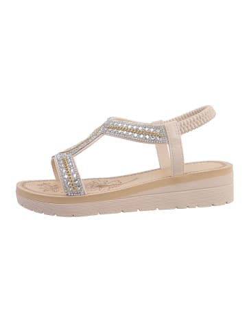 Ital-Design Sandale & Sandalette in Beige