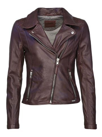 Mustang Lederjacke Indiana in mahagony