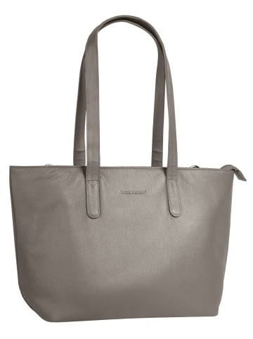 Bruno Banani Shopper echt Leder in grau