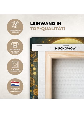 MuchoWow Leinwand bilder Vollmond (BxH)