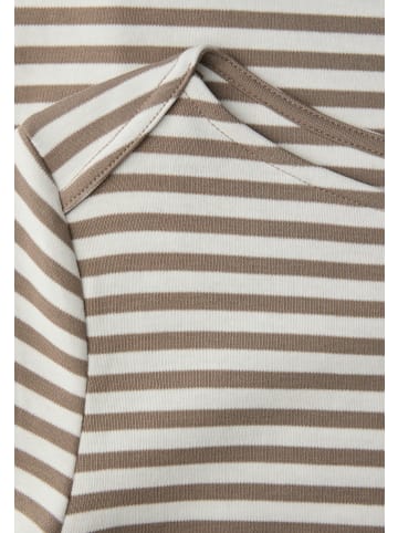 Street One Langarmshirt in schlamm weiß - 0001