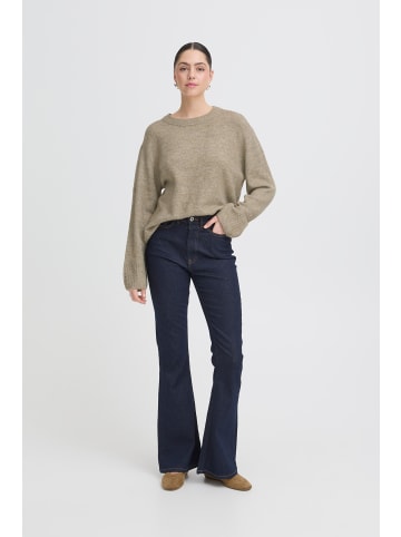 ICHI Strickpullover langarm IHBALING Loose fit in Sepia Tint Melange