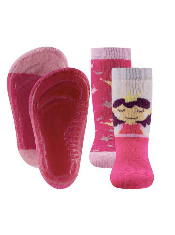 ewers 2er-Set Stoppersocken 2er-Set Prinzessin in pink