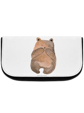 Mr. & Mrs. Panda Kosmetiktasche Bär Verlust ohne Spruch in Weiß