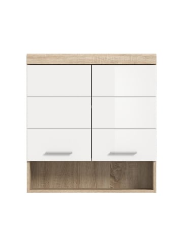 ebuy24 Badschrank Lambada Weiß 74 x 24 cm