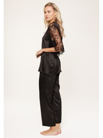 Linga Dore set Kimono in Schwarz