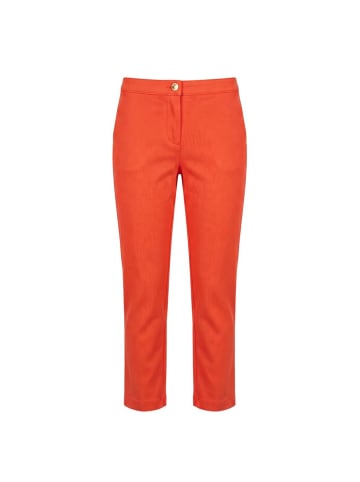 Orange Baumwolle Damen Hose