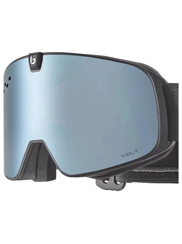 Bollé Skibrille Nevada in black matte-volt ice blue