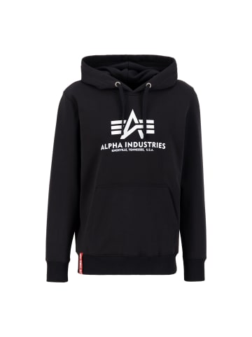 Alpha Industries Hoodie 'Basic' in schwarz
