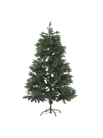 Beliani 2-tlg Weihnachtsbaum HUXLEY in Grün