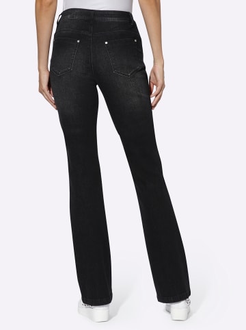 Heine Bauchweg-Jeans in black denim